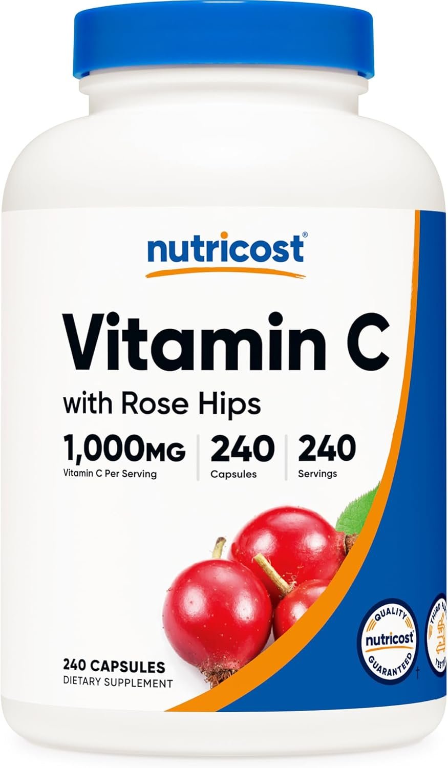 Nutricost Vitamin C with Rose Hips