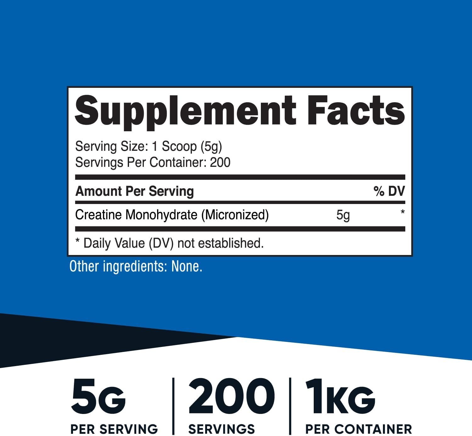 Nutricost Creatine Details